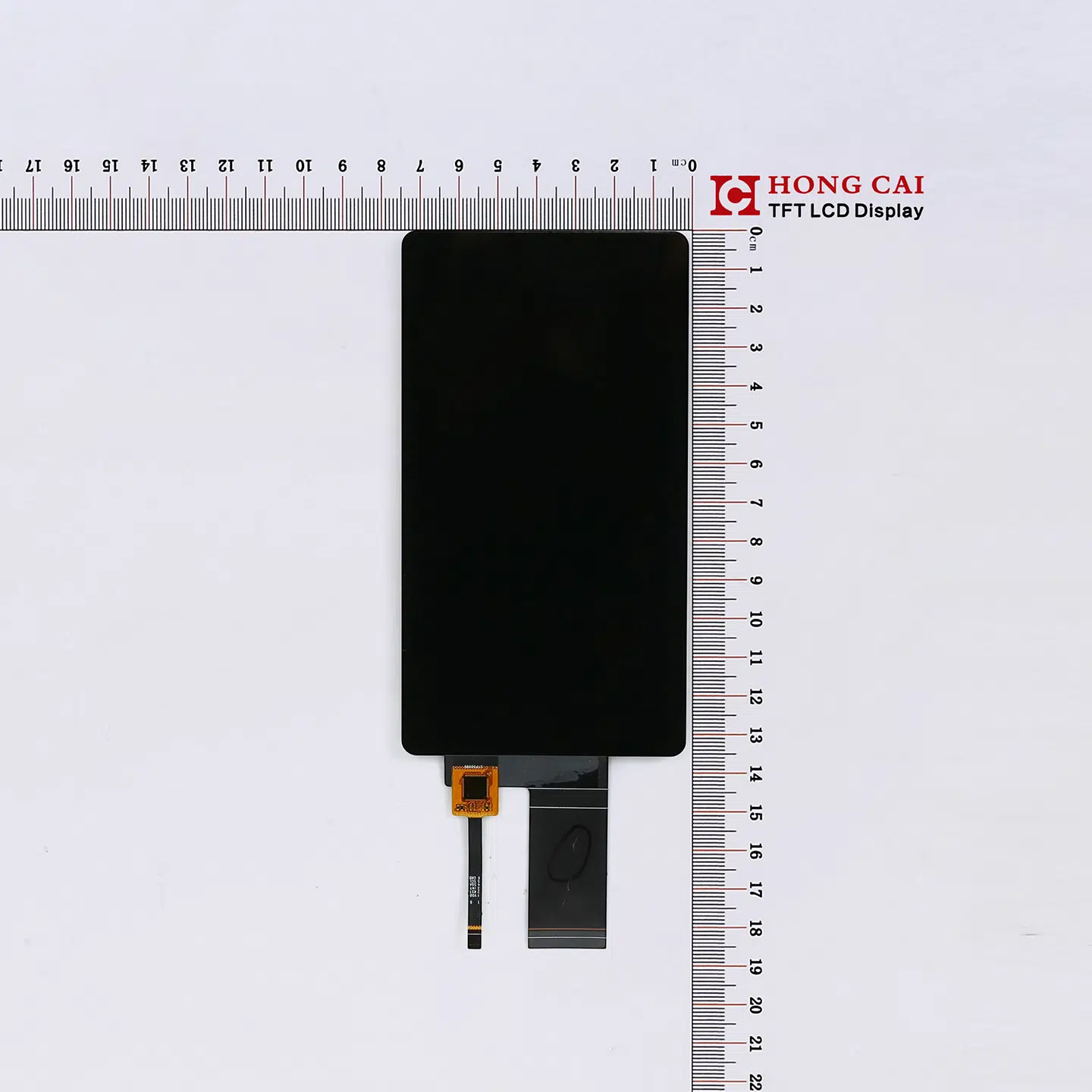 5-inch RGB LCD-scherm met een resolutie van 480x854.